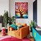 Paint by Numbers Kits for Adults – Stained Glass Tree DIY Acrylic Painting Kit on Canvas, Beginner-Friendly Paint by Numbers Art for Home Wall Decor or Gifts, 16x20 Inch Frameless